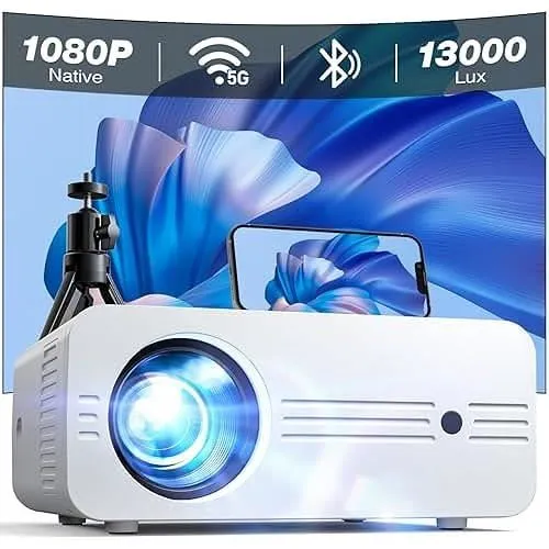 Projecteur - iZEEKER - Mini Portable - 13000 Lumens - Full HD 1080P - WiFi 5G Bluetooth 5.2